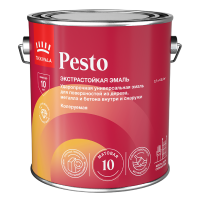 Эмаль Tikkurila Pesto 10 матовая прозрачная база С 2.7 л