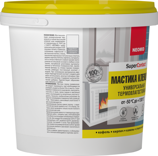 Мастика универсальный Neomid термовлагостойкая 1.5 кг