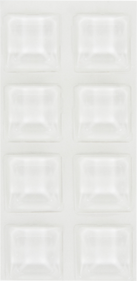 Накладки антиударные самоклеящиеся 12.7x3 прозрачные 8 шт.