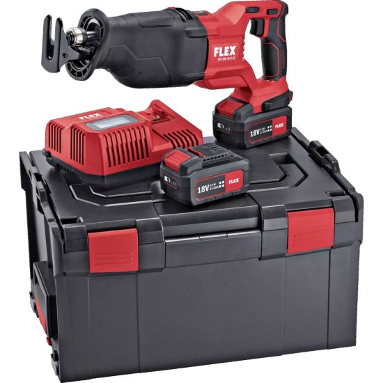 Аккумуляторная сабельная пила FLEX RSP DW 18.0-EC/5.0 Set