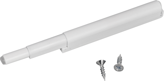 Упор-защелка фасада AMF10/W, 86.5x14 мм, пластик, цвет белый