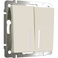 Двухклавишный выключатель WERKEL w1120162