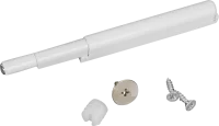 Упор-защелка фасада AMF11/W, 85x14 мм, пластик, цвет белый