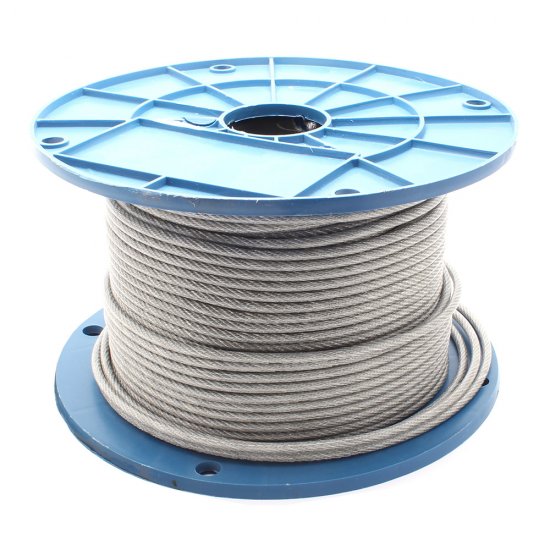 Трос стальной оцинкованный в оболочке d3-4 мм