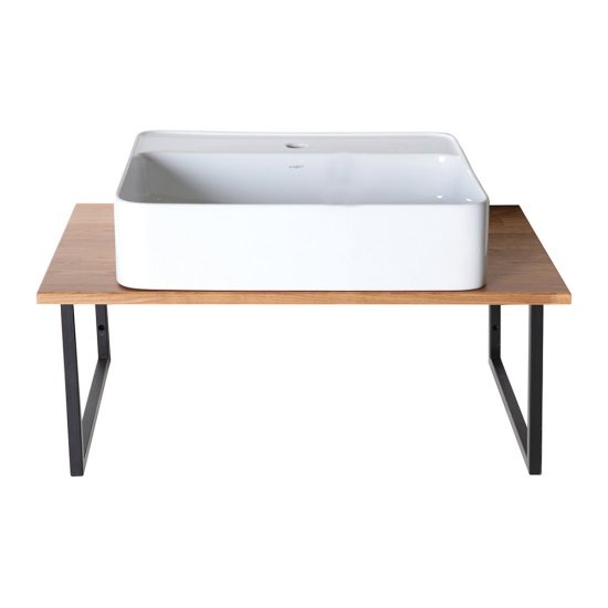 Столешница под раковину 80х47х2 см массив дуба АСБ-Мебель Оливия (12391)