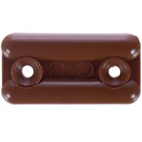 Подпятник прямоугольный 18x35 см пластик цвет светло-коричневый, 8 шт.