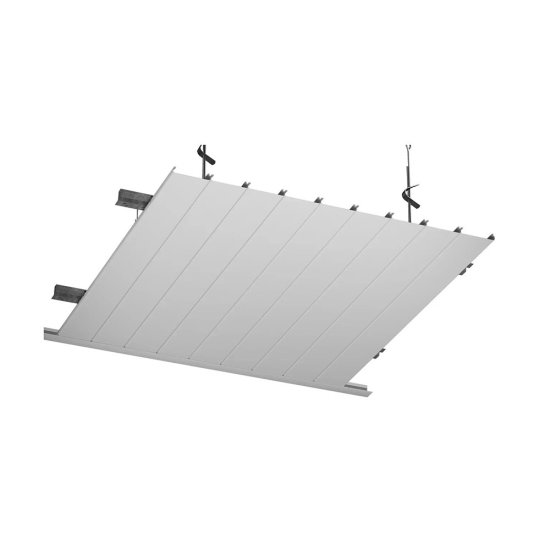 Рейка сплошная Омега 100АТ 3 м белая матовая