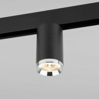 Трековый светильник Elektrostandard slim magnetic r06 10w 4200k ringe (черный/серебро) 85506/01