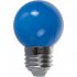 Декоративная светодиодная лампа Volpe LED-G45-1W/BLUE/E27/FR/С