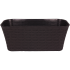 Ящик балконный Idea Ротанг 40x18x16 см v11 л пластик коричневый