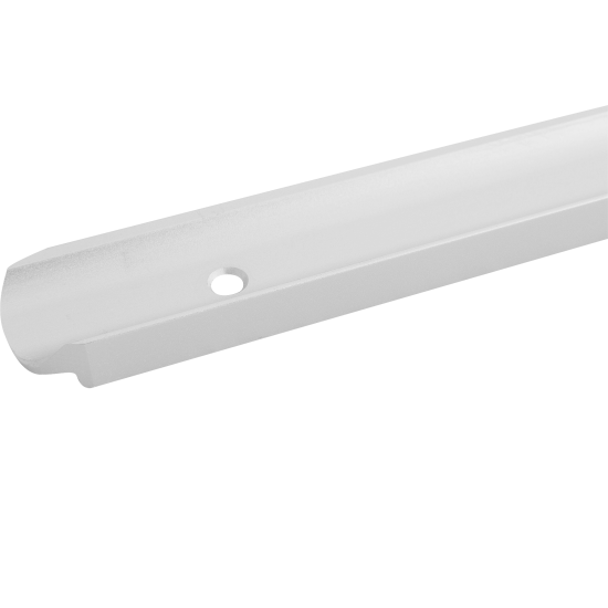 Планка угловая U-образная R9 60x2.8 см для столешницы 2.8 см цвет матовый хром