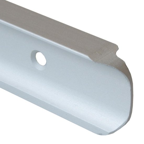 Планка угловая U-образная R9 60x2.8 см для столешницы 2.8 см цвет матовый хром