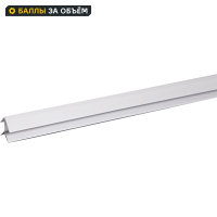 Планка для стеновой панели угловая 60x1.8x0.6 см алюминий