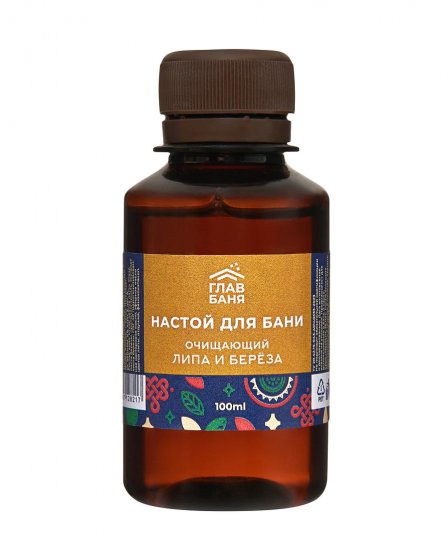 Настой ароматический для бани Липа и береза 100мл EVA
