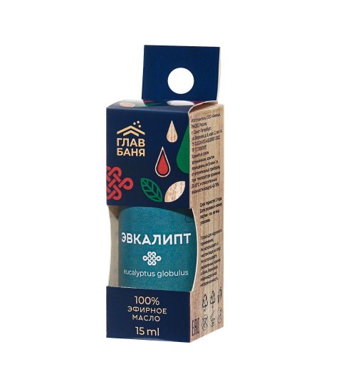 Масло эфирное Главбаня Эвкалипт 15мл EVA