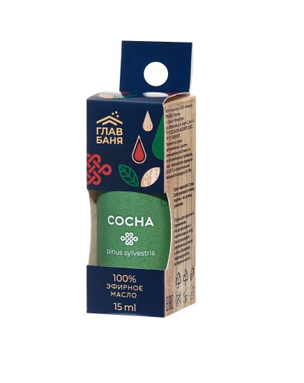Масло эфирное Главбаня Сосна 15мл EVA