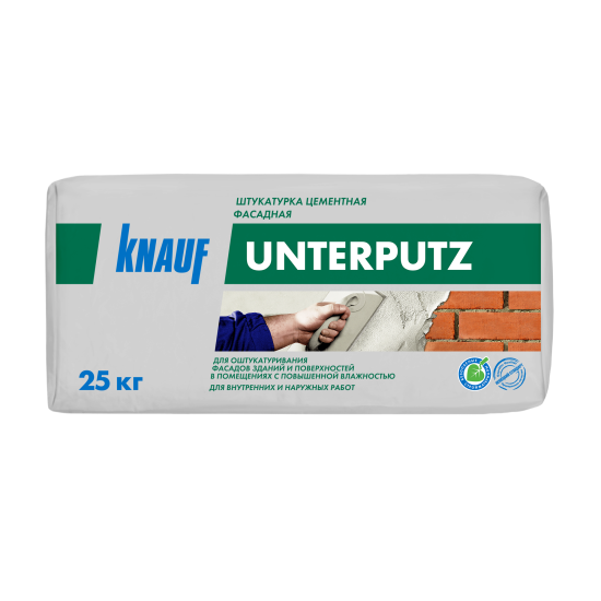 Штукатурка цементная Knauf Унтерпутц 25 кг