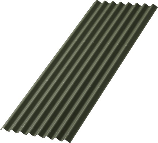 Лист Ондулин Смарт DIY 760x1950 мм зелёный