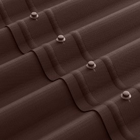 Лист Ондулин Смарт DIY 760x1950 мм коричневый