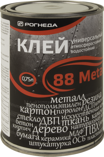 Клей универсальный водостойкий 88-Metal 0.75 л