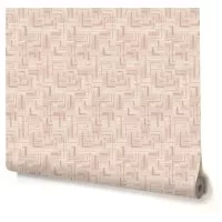 Обои виниловые Palitra Home Labirint бежевые 0.53 м 182-21