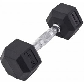 Гексагональная обрезиненная гантель Starfit DB-301