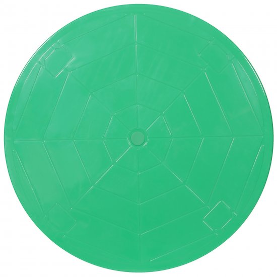 Стол садовый круглый 90x90x71.5 см пластик зеленый