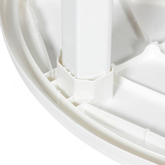 Стол садовый круглый 90x90x71.5 см пластик белый