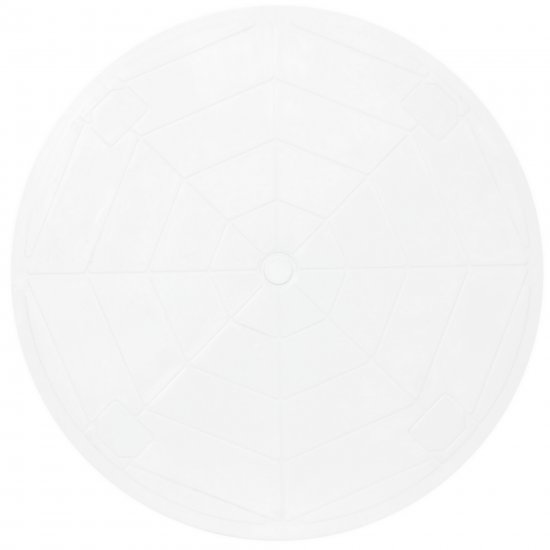 Стол садовый круглый 90x90x71.5 см пластик белый