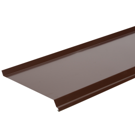 Отлив оцинкованный 150x2000 мм коричневый