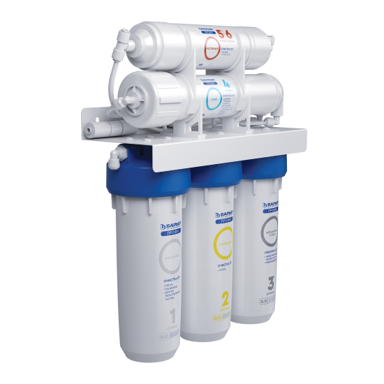 Система обратного осмоса Барьер Профи ОСМО 100 Л 5 ступеней бак 12 л кран в комплекте