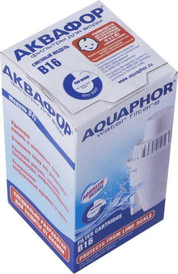 Кассета для кувшина Аквафор В100-16, для воды средней жесткости