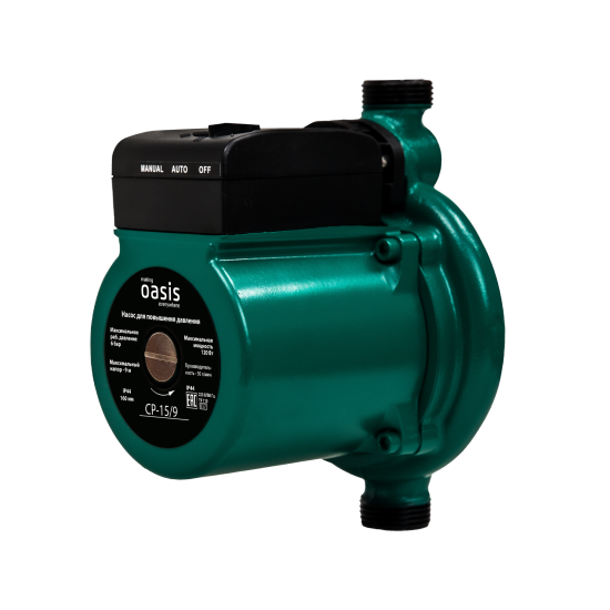 Насос повышения давления Oasis CNP 15/9 160 мм с гайками 1/2