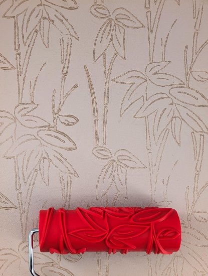 Валик фактурный Pqtools эффект Бамбук 180 мм диаметр бюгеля 6 мм