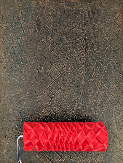 Валик фактурный Pqtools эффект Кожа змеи 180 мм диаметр бюгеля 6 мм