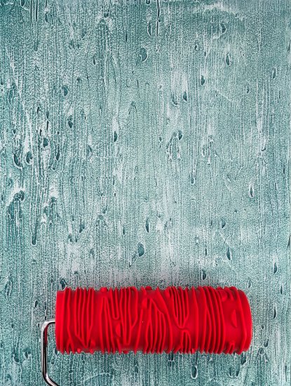 Валик фактурный Pqtools эффект Дождь 180 мм диаметр бюгеля 6 мм