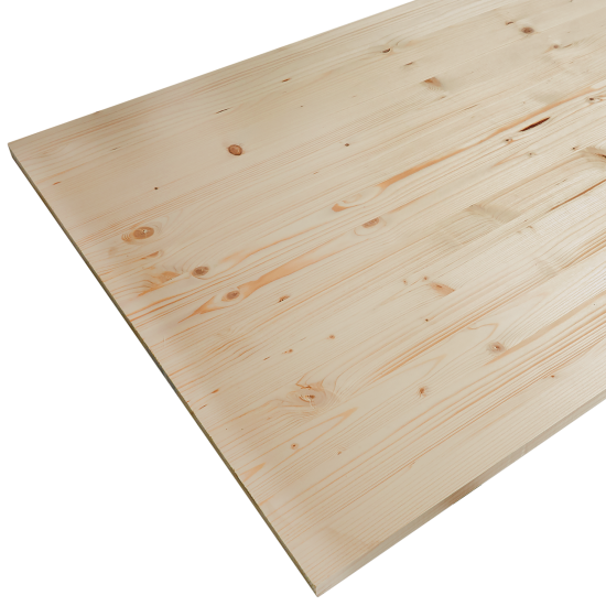 Мебельный щит 2000x600x18 мм хвоя сорт A/B