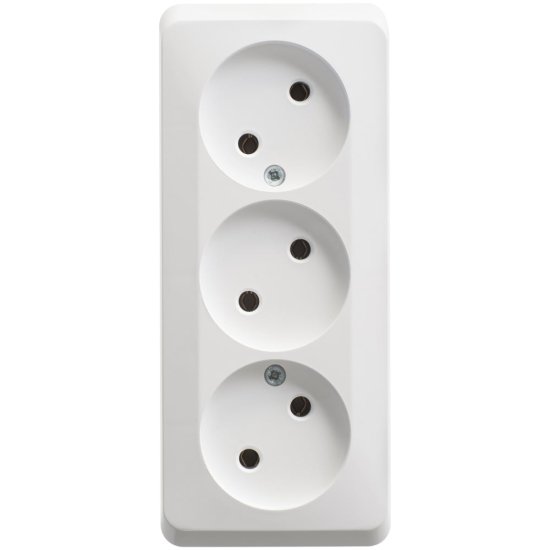 Тройная розетка Systeme Electric ЭТЮД