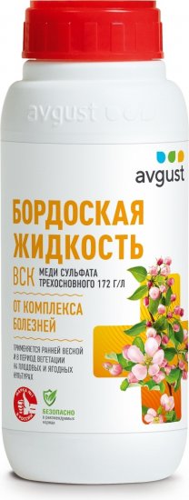 Средство от болезней садовых растений «Бордоская жидкость» 500 мл