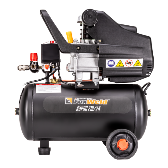 Компрессор поршневой масляный Аэрус 210/24, 24 л, 210 л/мин