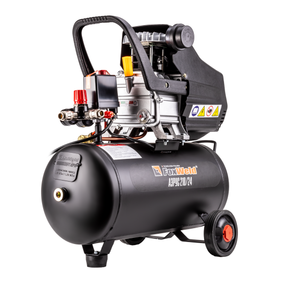 Компрессор поршневой масляный Аэрус 210/24, 24 л, 210 л/мин