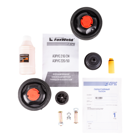 Компрессор поршневой масляный Аэрус 210/24, 24 л, 210 л/мин