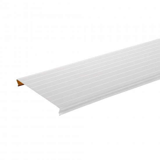 Набор реек Artens 2.5x1.05 м цвет жемчужно-белый с металлической полосой