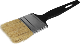 Кисть плоская для водных красок 50 мм Сибртех натуральная щетина