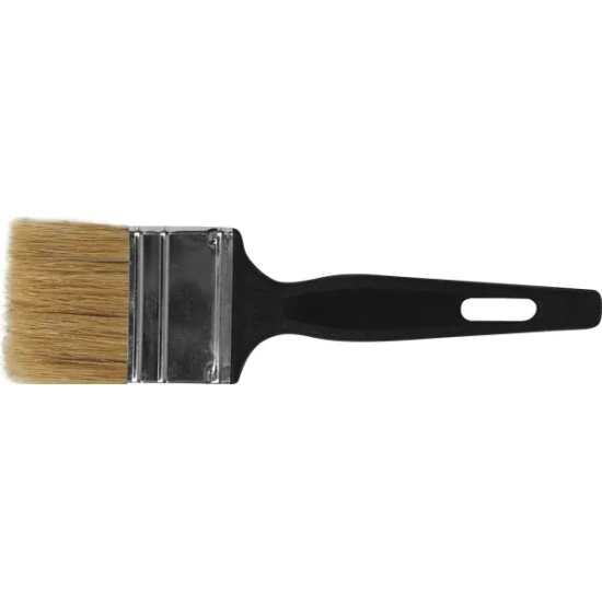 Кисть флейцевая для водных красок Сибртех 50 мм натуральная щетина