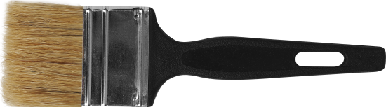 Кисть плоская для водных красок 50 мм Сибртех натуральная щетина