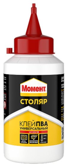 Клей ПВА Момент Столяр универсальный 250 г цвет белый