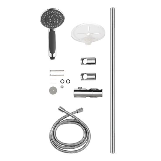 Душевой комплект Docce 4 режима цвет хром