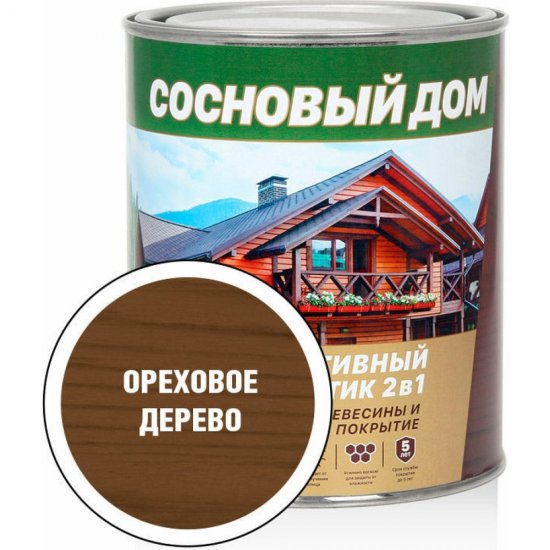 Декоративно-защитный состав для древесины ЗАО Декарт Сосновый дом
