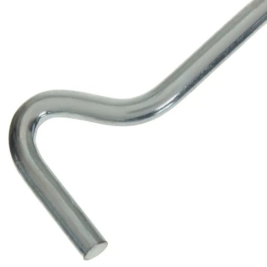 Крюк накидной КР-100 цвет цинк